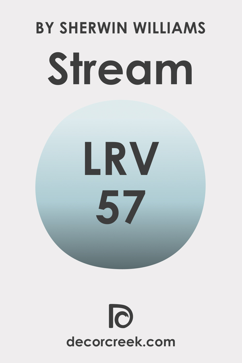 LRV of SW 6499 Stream
