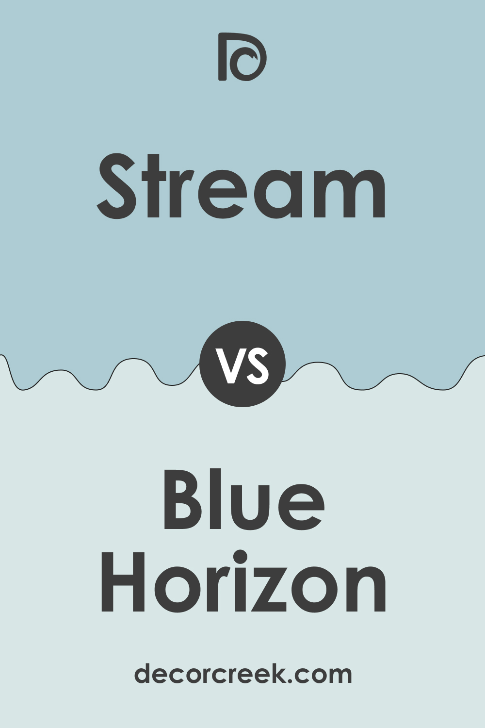 SW 6499 Stream vs SW 6497 Blue Horizon