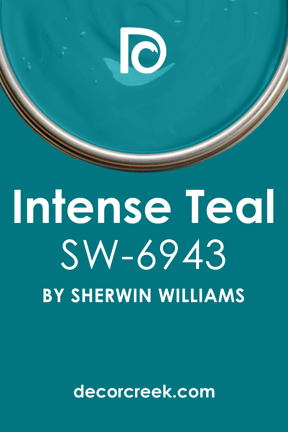 Intense Teal SW 6943 Paint Color by Sherwin-Williams