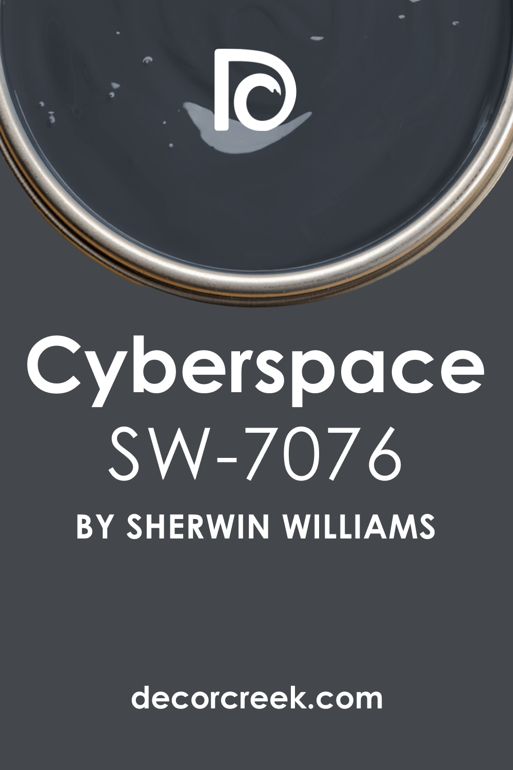 Cyberspace SW 7076 Paint Color by Sherwin-Williams