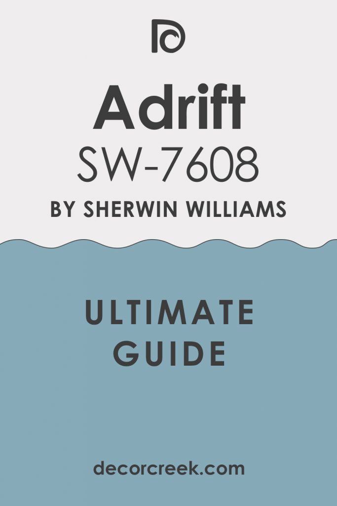 Adrift SW 7608 Paint Color by Sherwin-Williams - DecorCreek