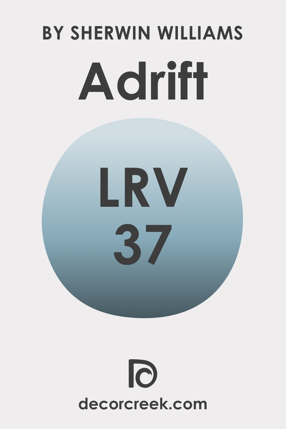 LRV of SW 7608 Adrift