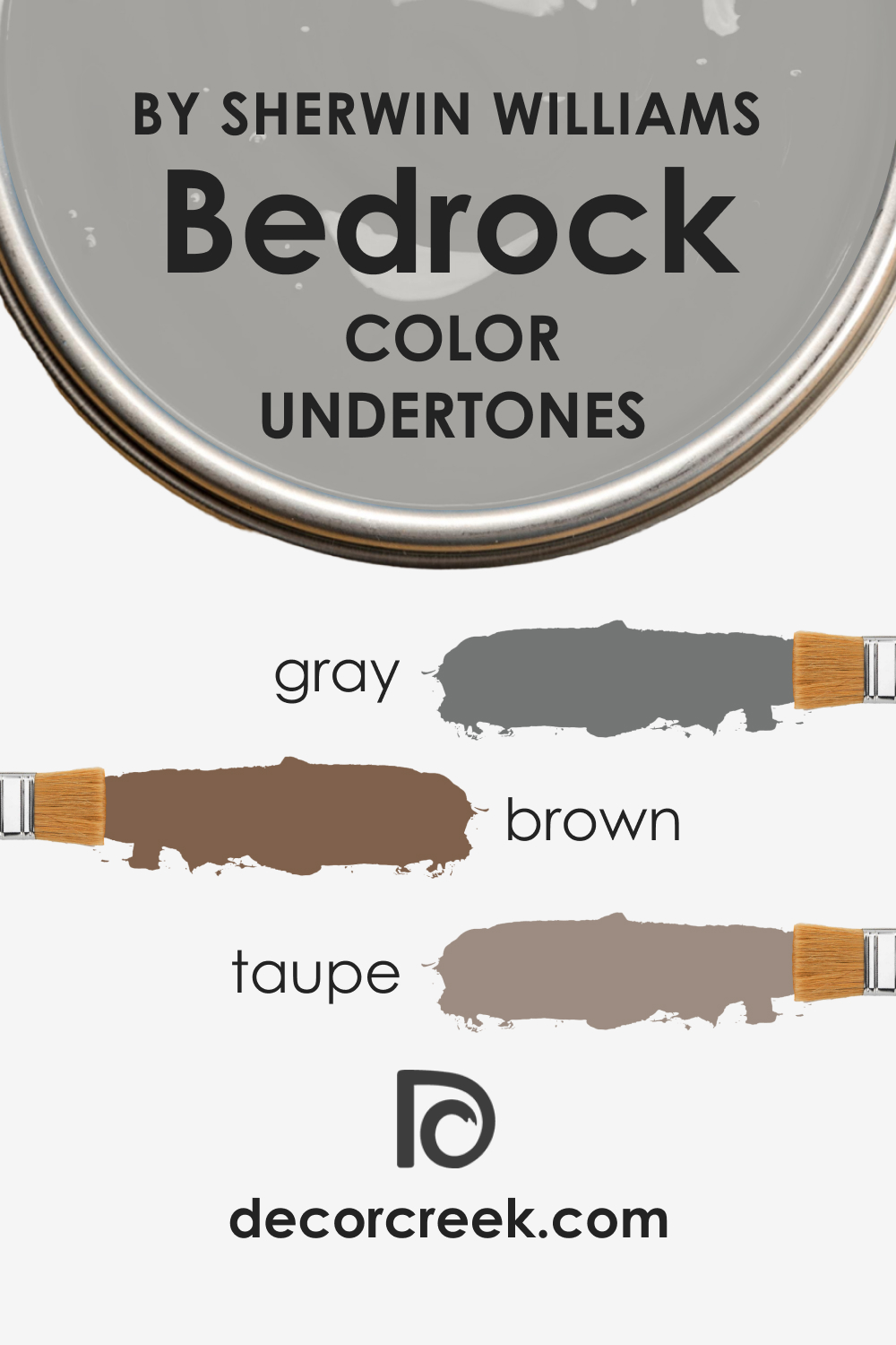 Undertones of SW 9563 Bedrock