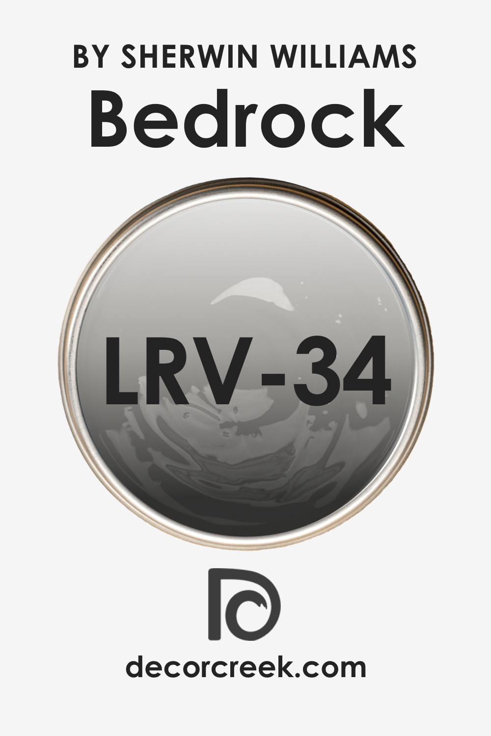 LRV of SW 9563 Bedrock