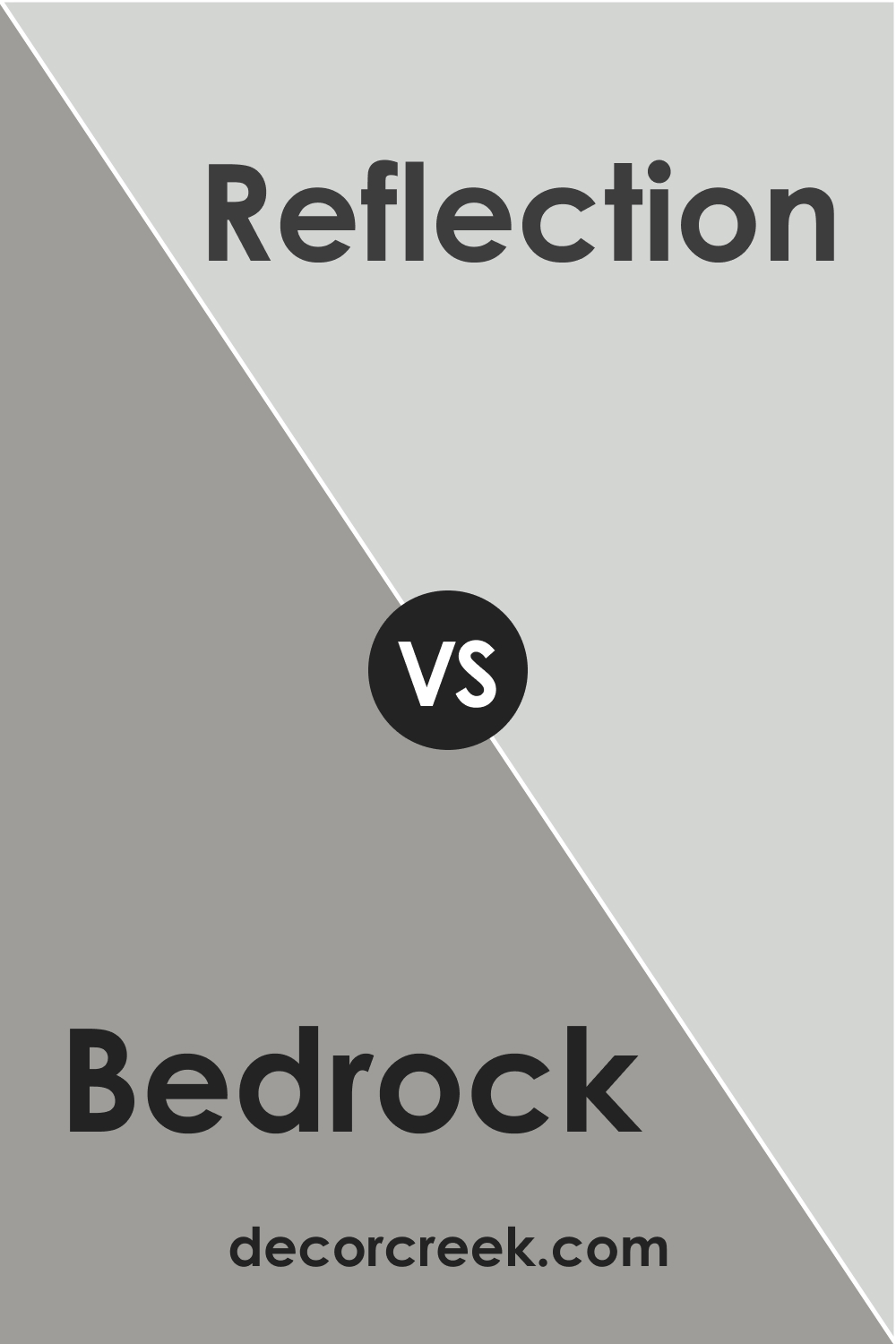 SW 9563 Bedrock vs. SW 7661 Reflection