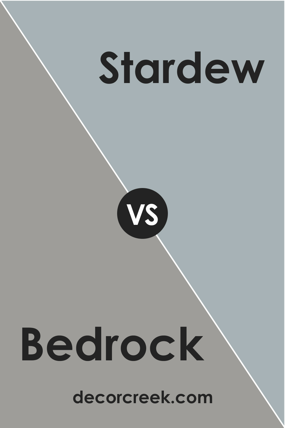 SW 9563 Bedrock vs. SW 9138 Stardew