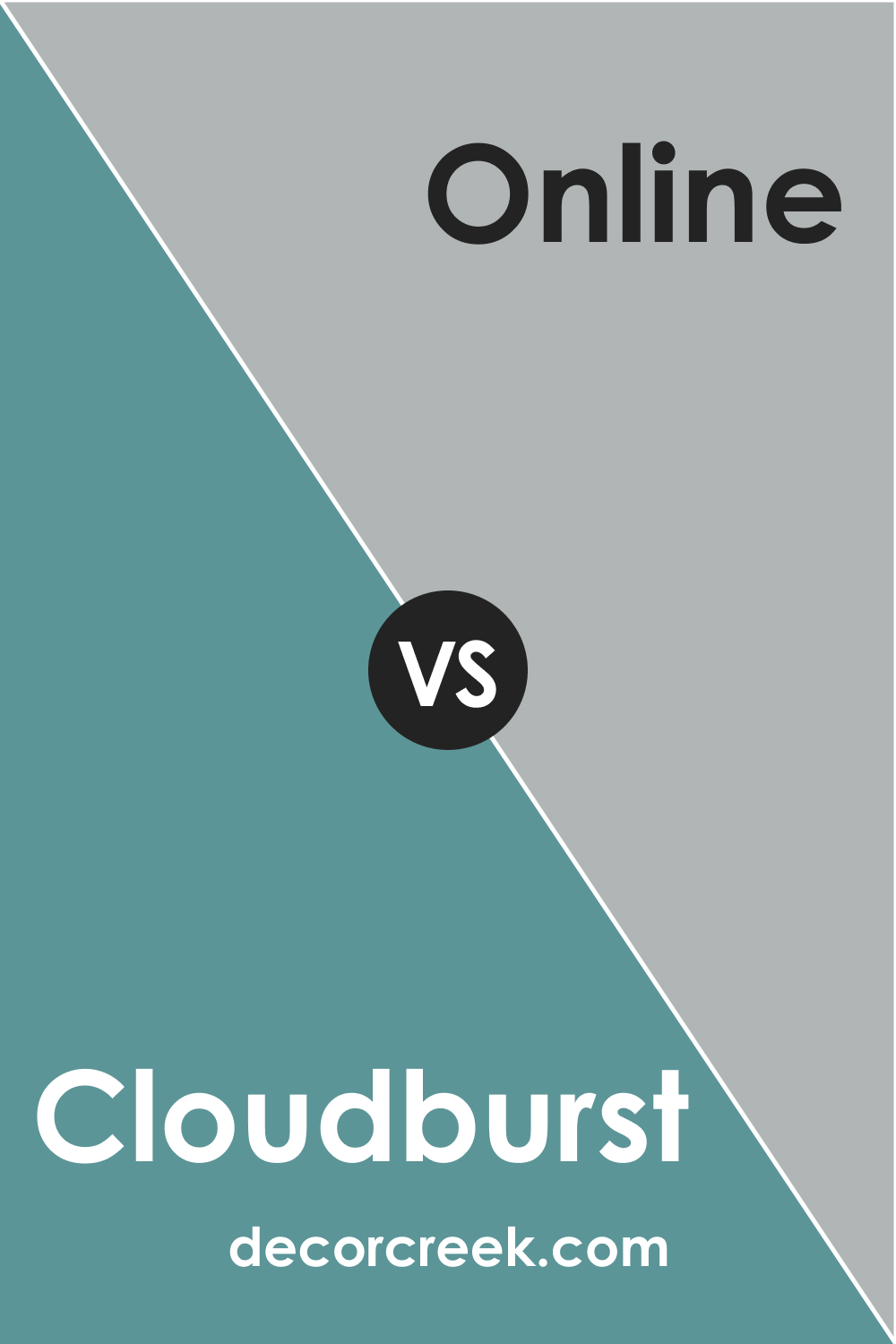 SW 6487 Cloudburst vs. SW 7072 Online
