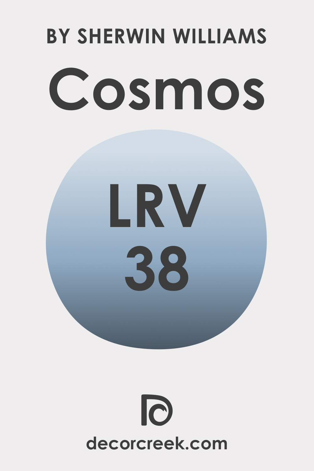 Light Reflectance Value (LRV) of SW 6528 Cosmos