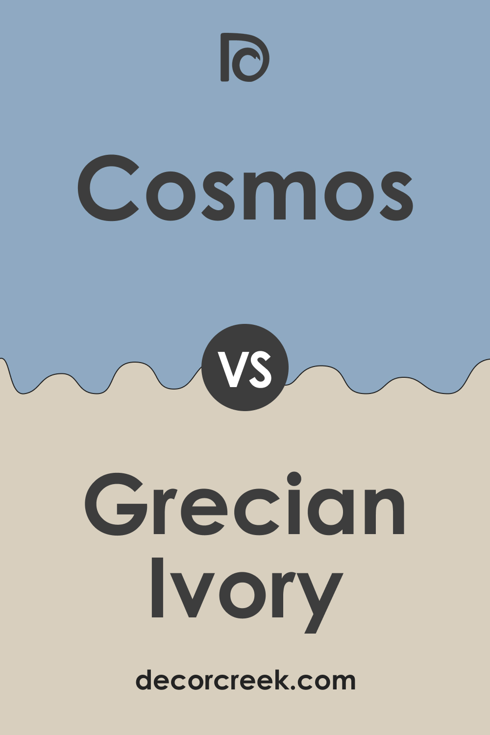 SW 6528 Cosmos vs. SW 7541 Grecian Ivory