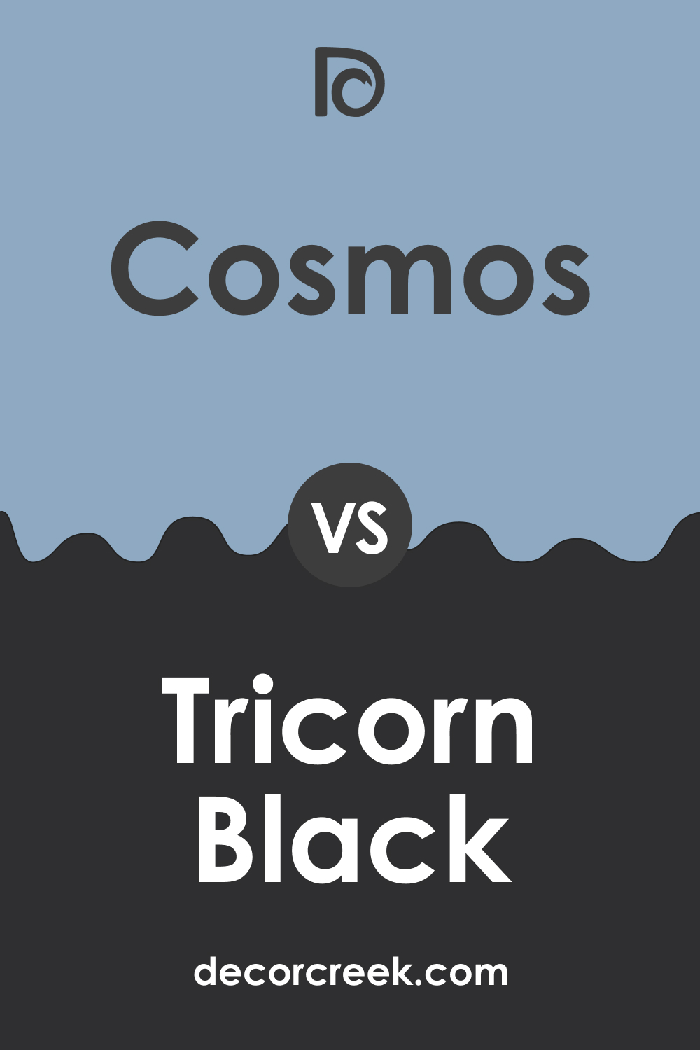 SW 6528 Cosmos vs. SW 6258 Tricorn Black