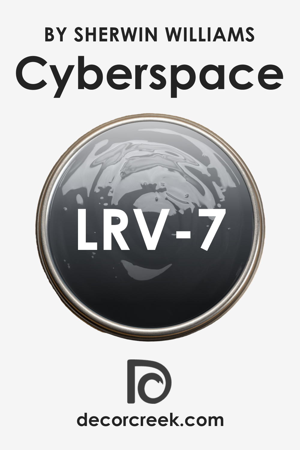 Light Reflectance Value (LRV) of SW 7076 Cyberspace