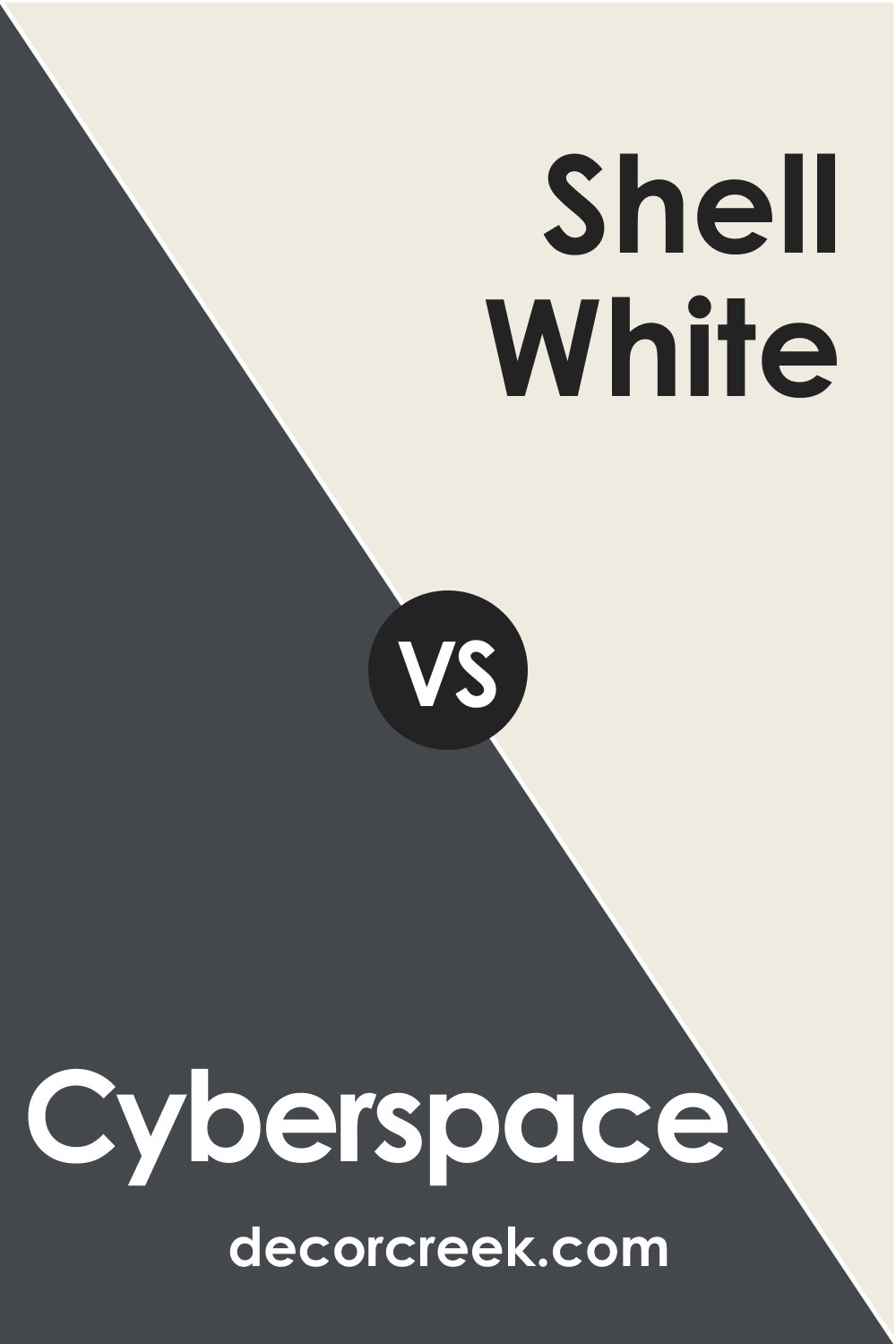 SW 7076 Cyberspace vs. SW 8917 Shell White