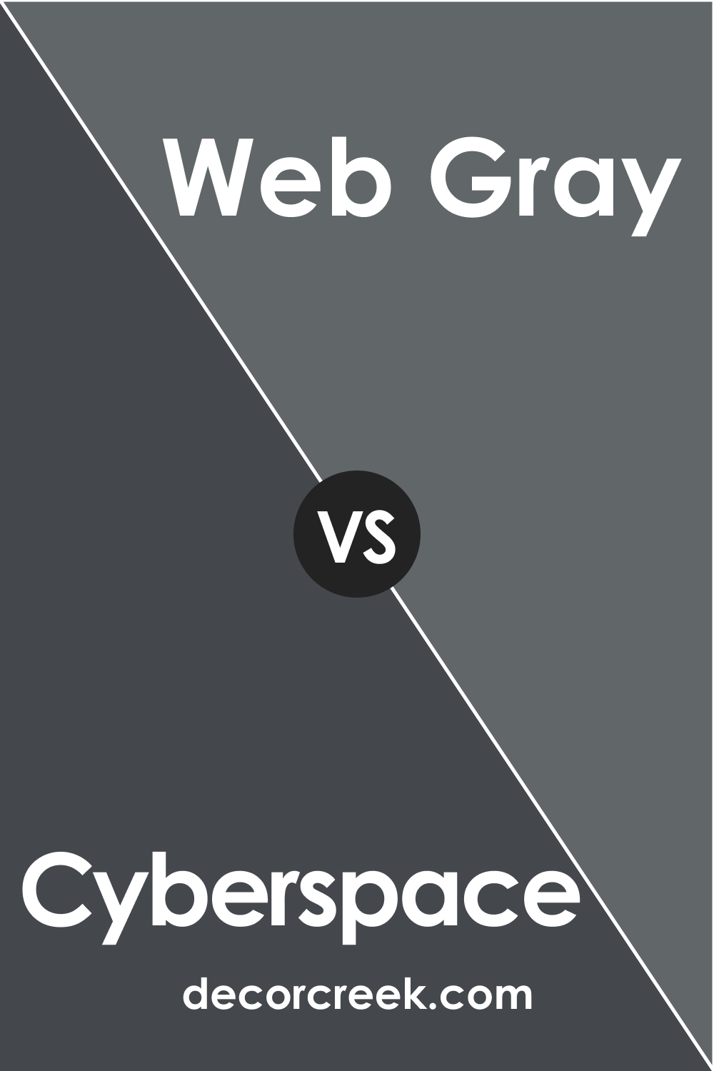 SW 7076 Cyberspace vs. SW 7075 Web Gray