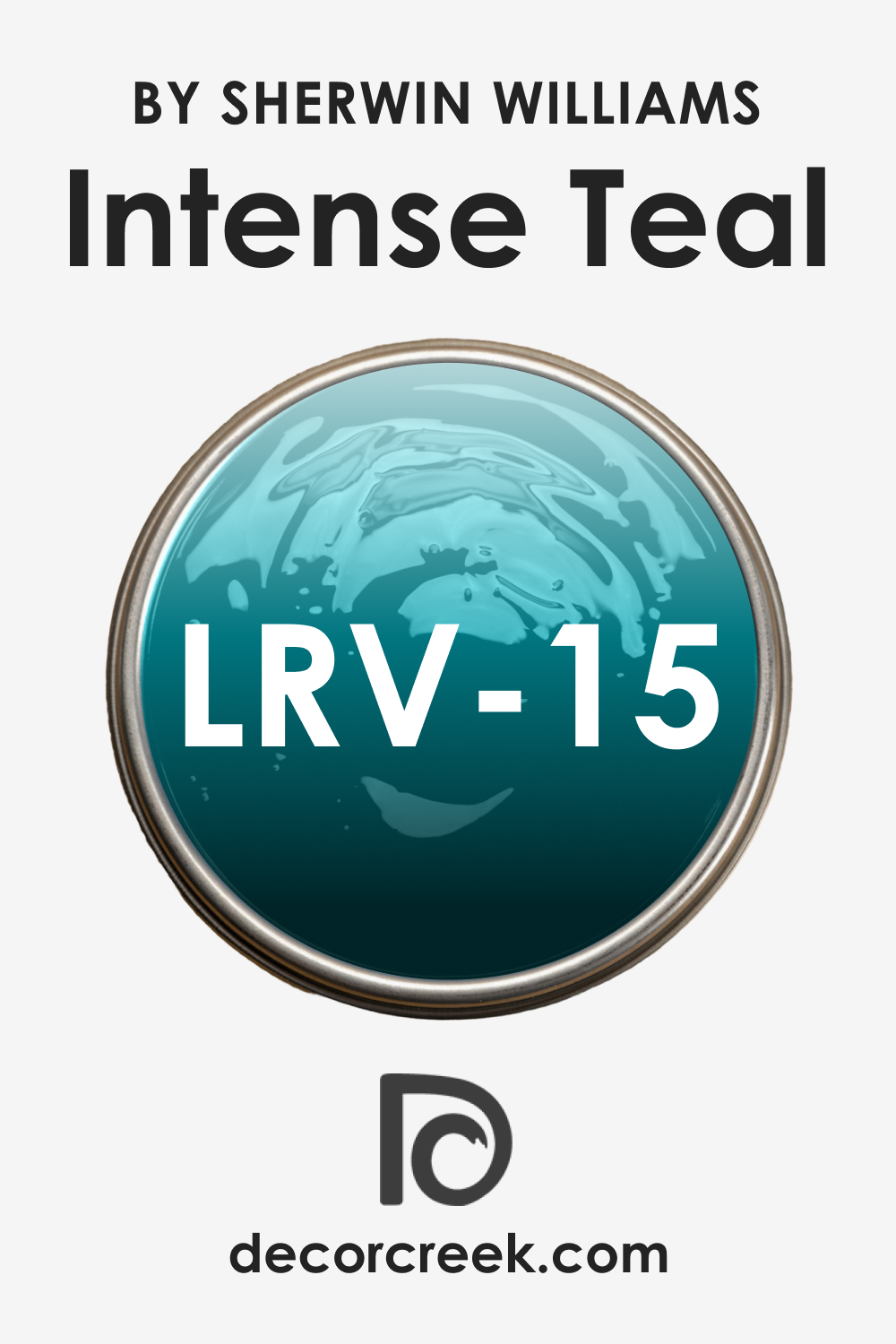 LRV of SW 6943 Intense Teal