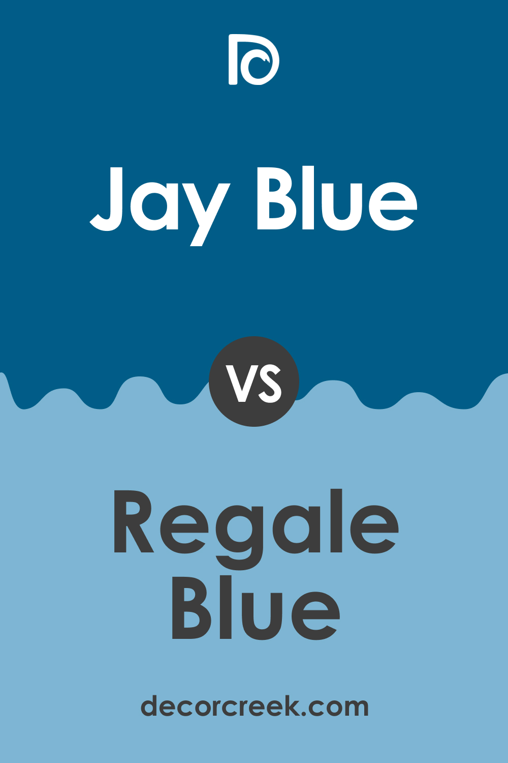 SW 6797 Jay Blue vs. SW 6801 Regale Blue