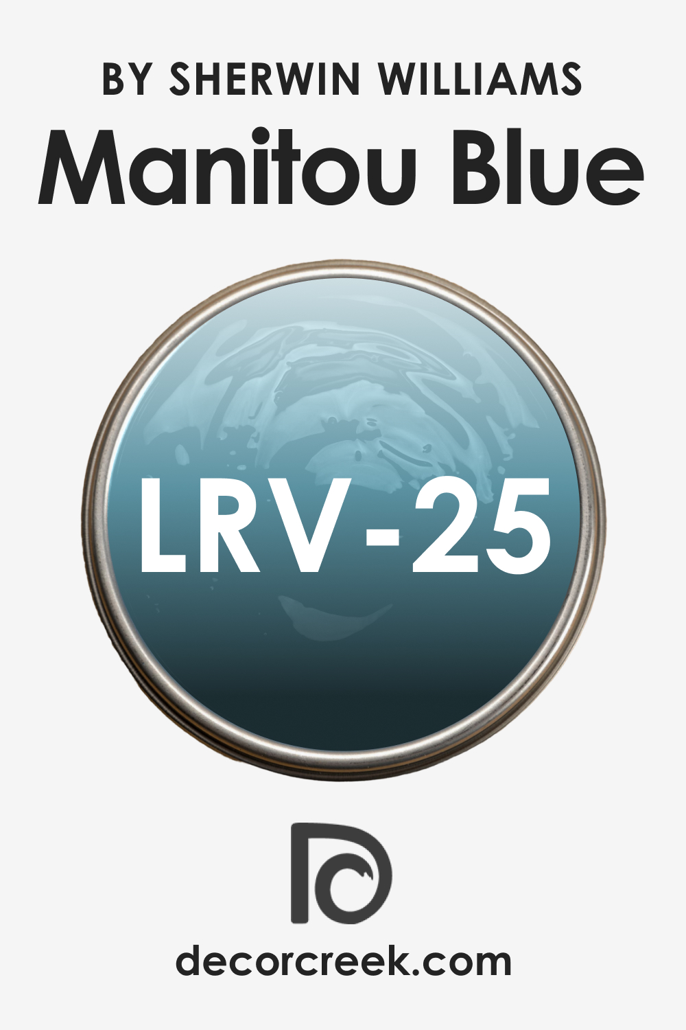LRV of SW 6501 Manitou Blue