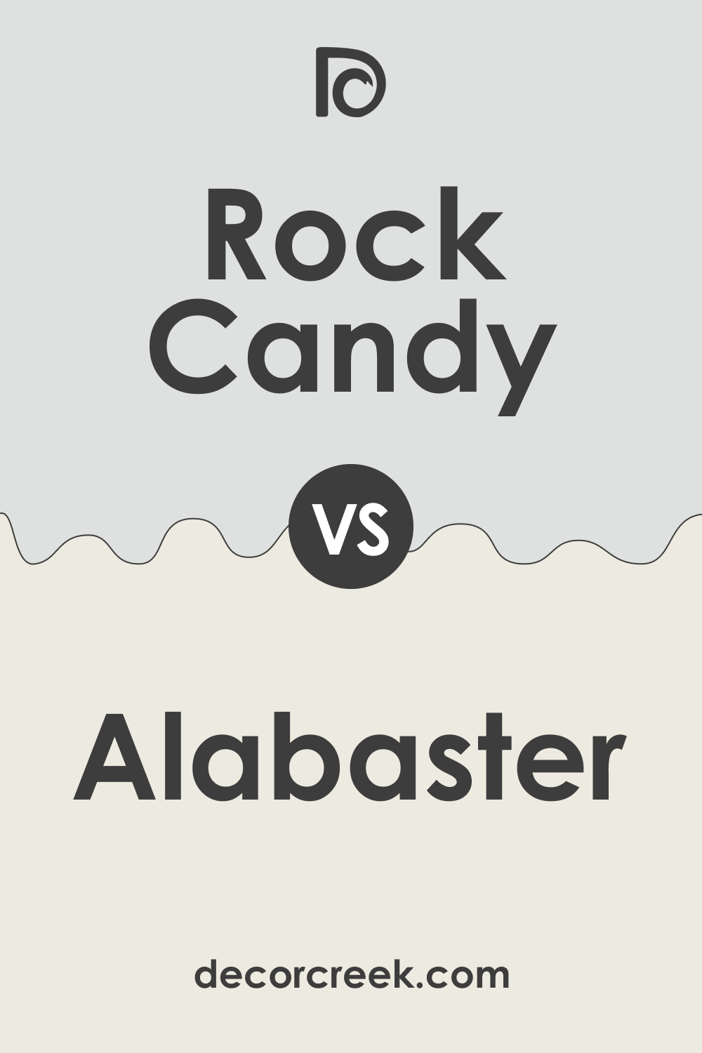 SW 6231 Rock Candy vs. SW 7008 Alabaster