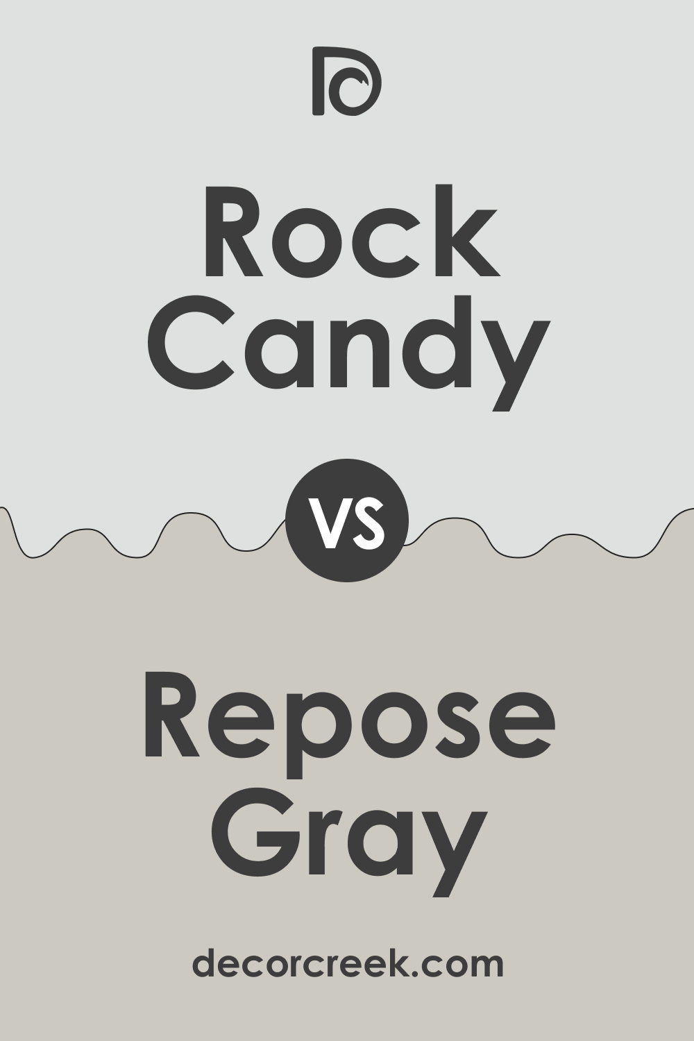 SW 6231 Rock Candy vs. SW 7015 Repose Gray