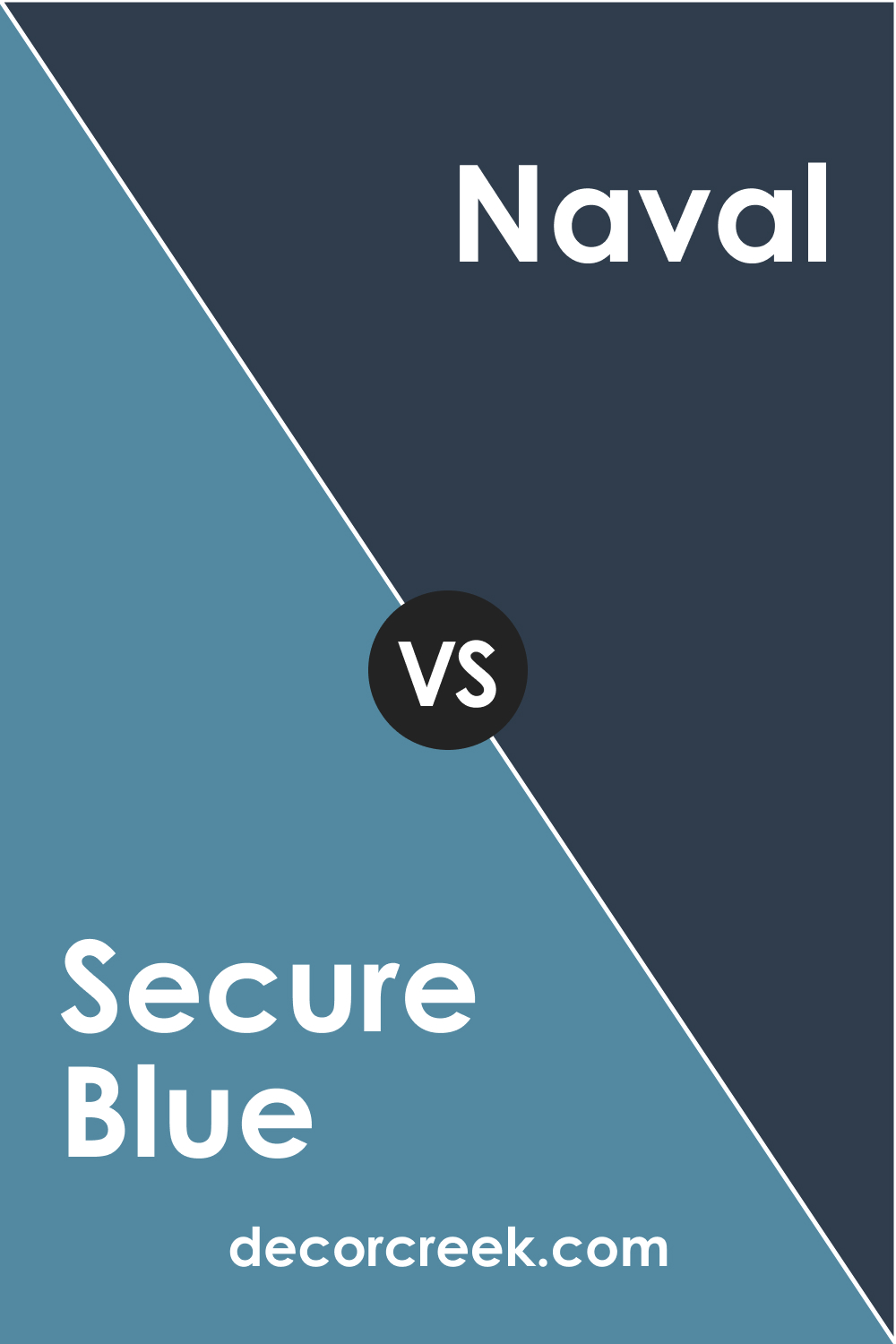 Secure Blue SW 6508 and SW 6244 Naval