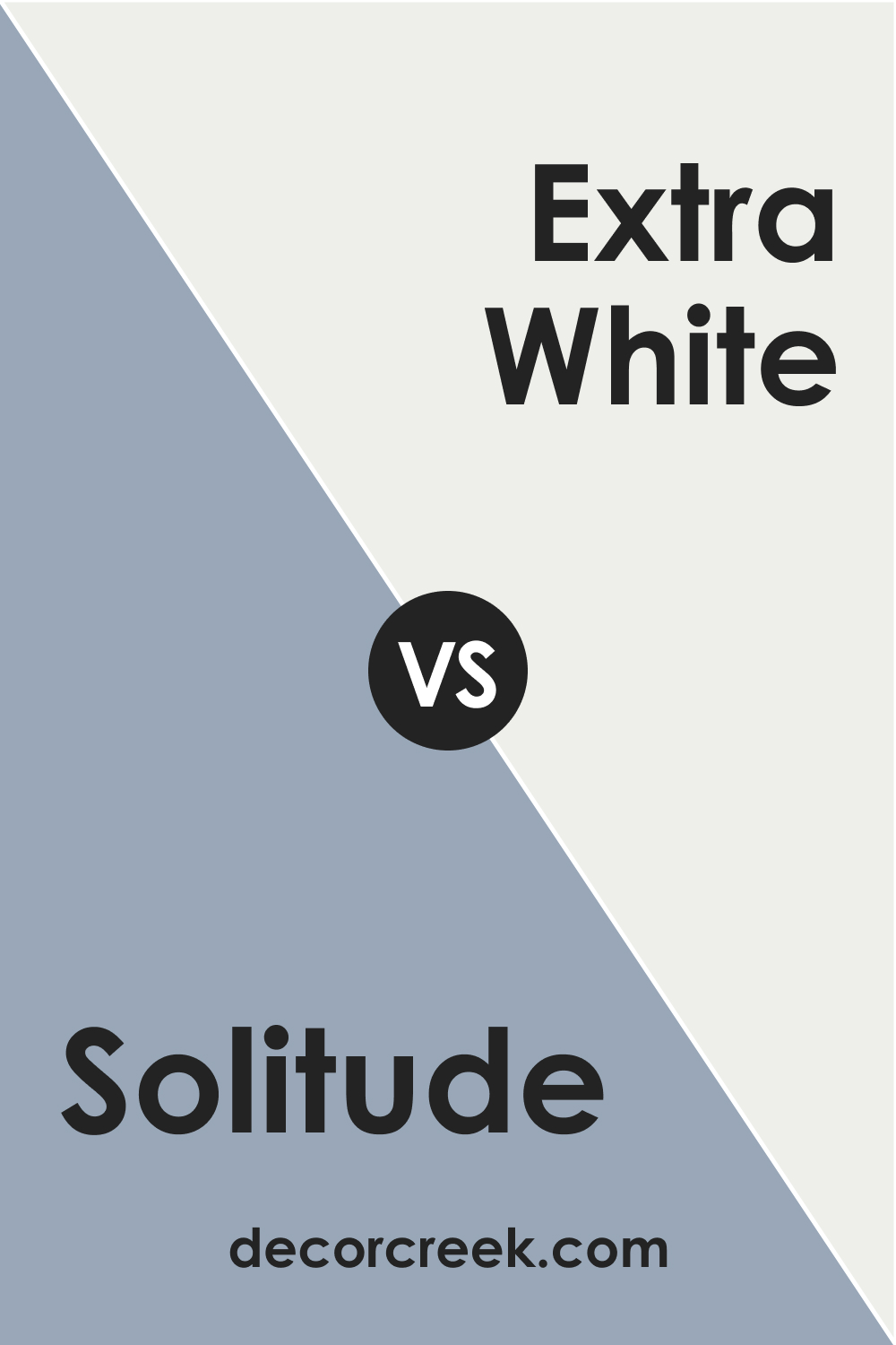 SW 6535 Solitude vs. SW 7006 Extra White