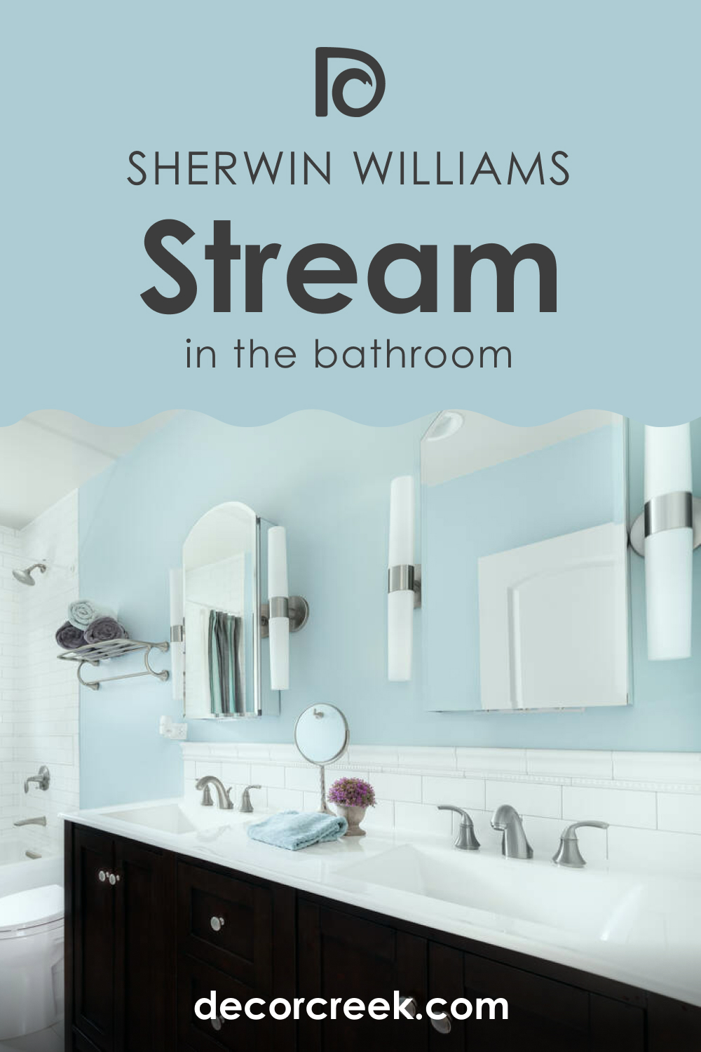 Stream SW 6499 In the Bathroom