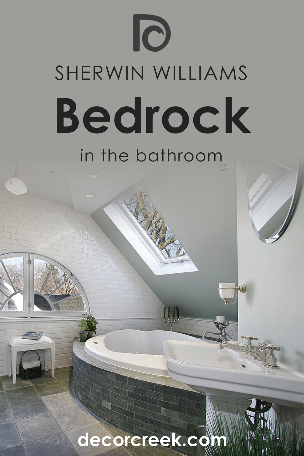 How to Use SW 9563 Bedrock in the Bathroom?