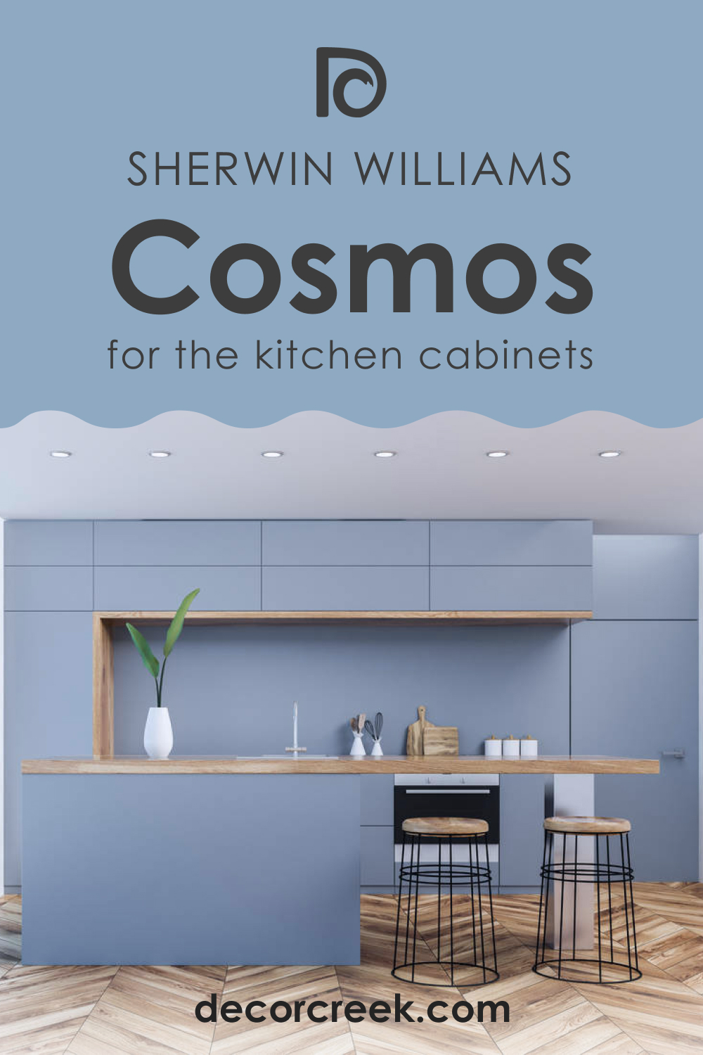 How to Use SW 6528 Cosmos for the Kitchen Cabinets?