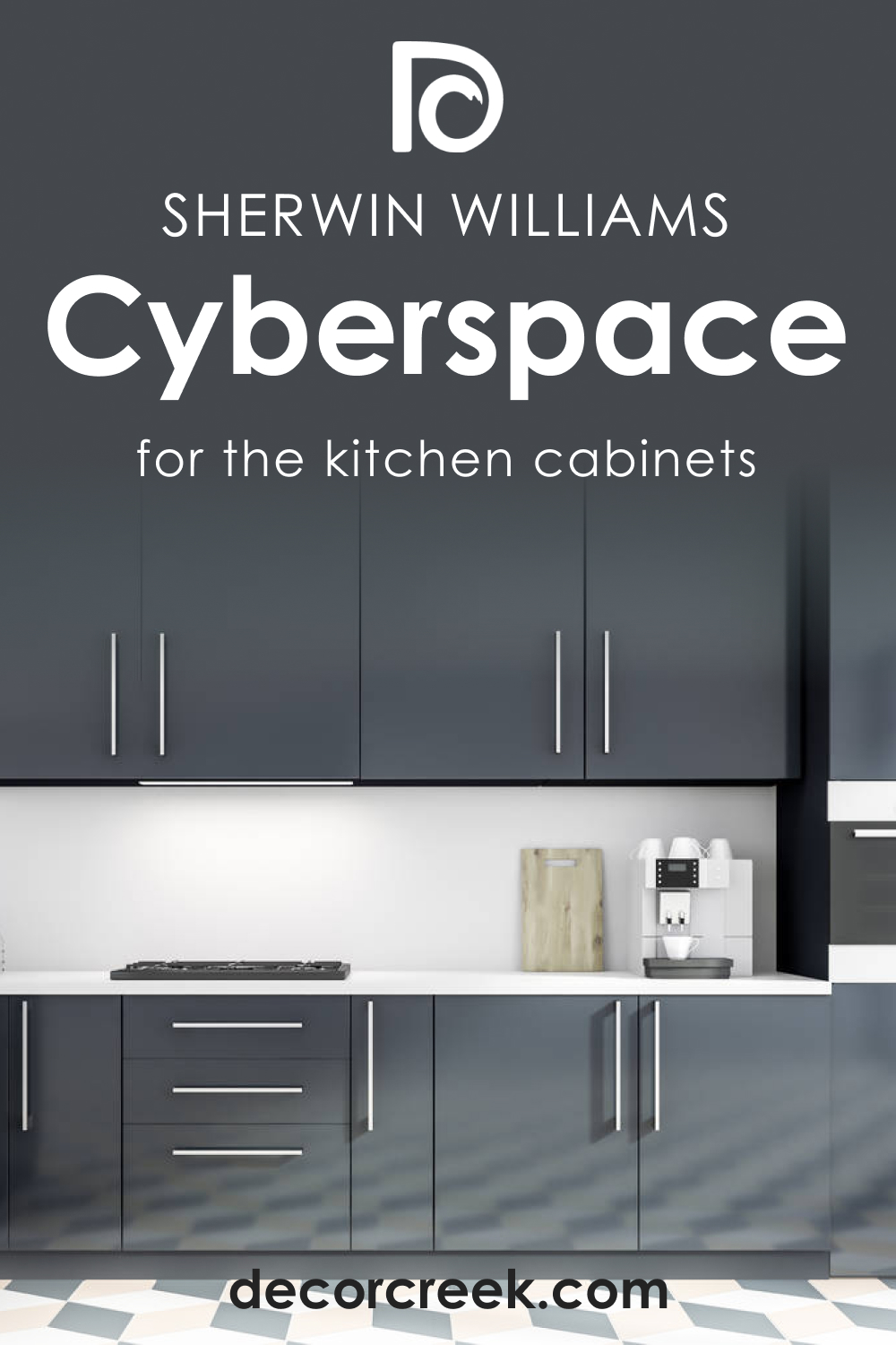 How to Use SW 7076 Cyberspace for the Kitchen Cabinets?
