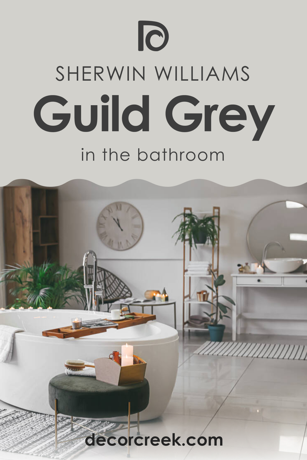 How to Use SW 9561 Guild Grey in the Bathroom?
