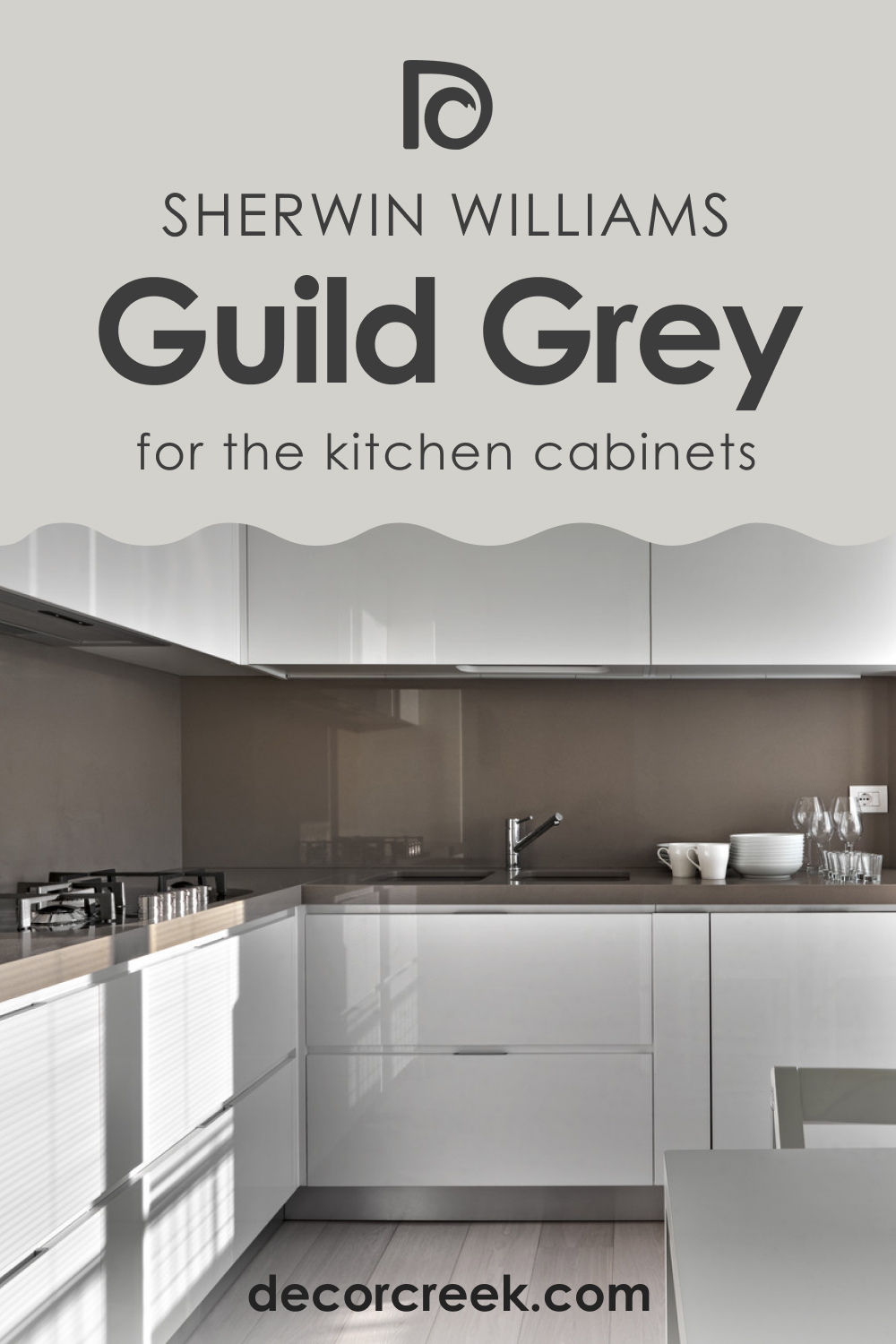 How to Use SW 9561 Guild Grey for the Kitchen Cabinets?