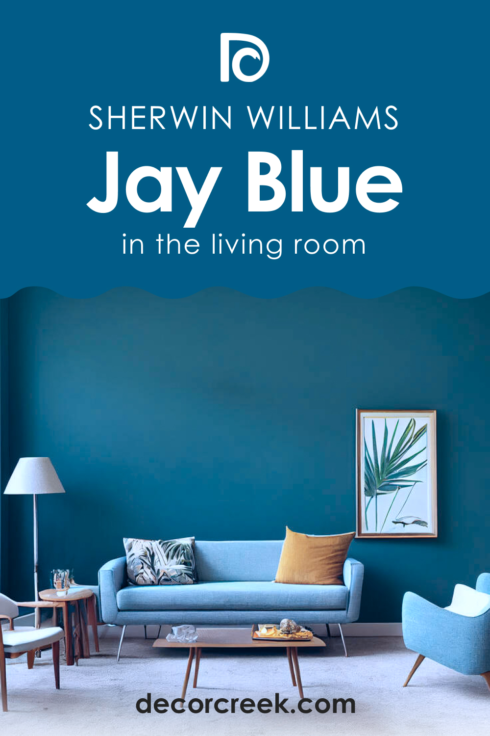 How to Use SW 6797 Jay Blue in the Living Room?