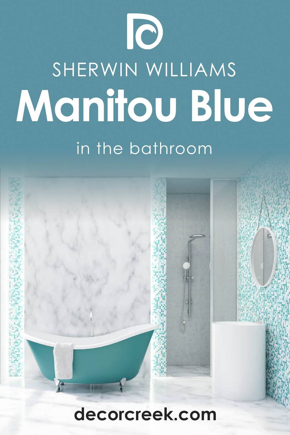 How to Use SW 6501 Manitou Blue in the Bathroom?