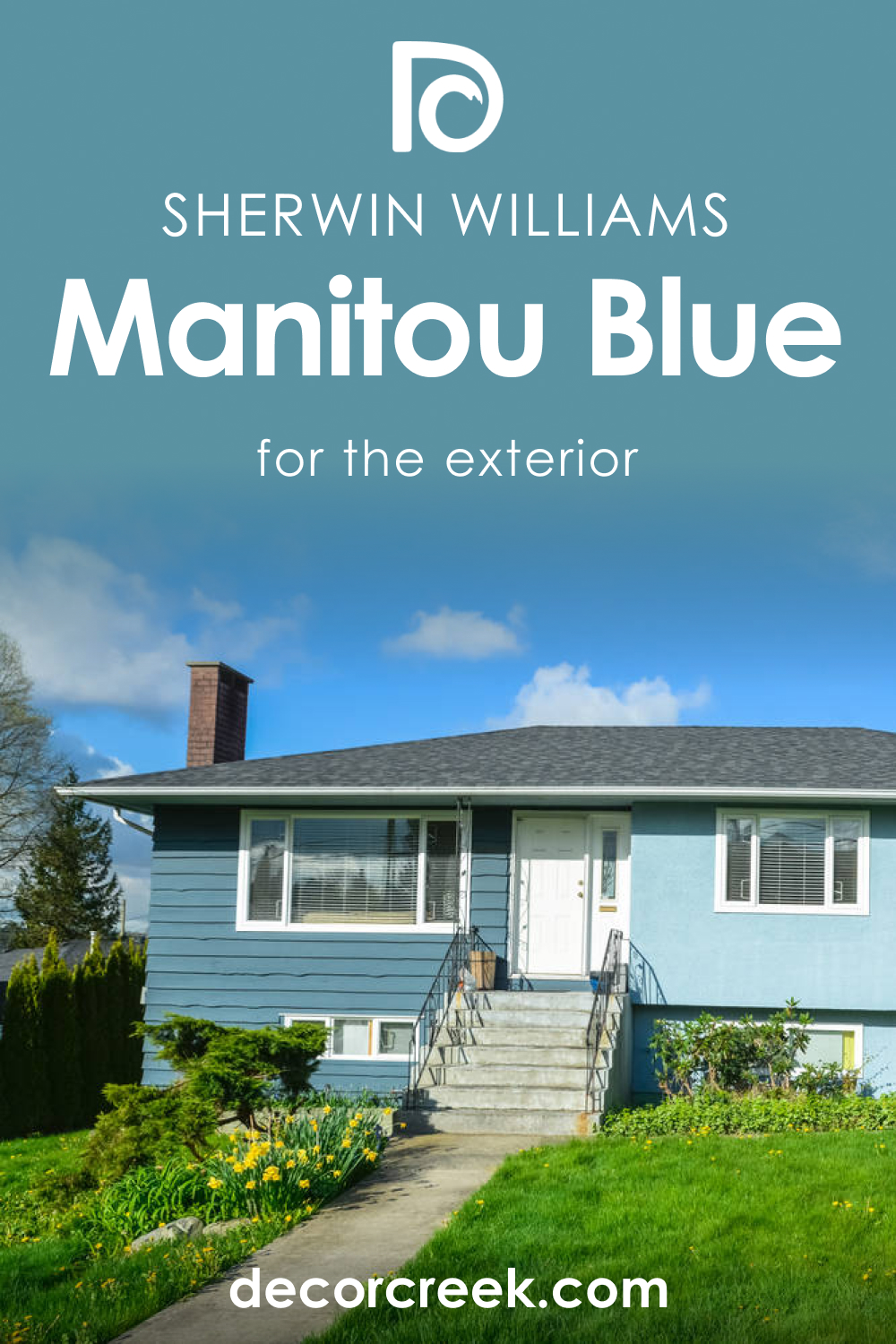 How to Use SW 6501 Manitou Blue for an Exterior?