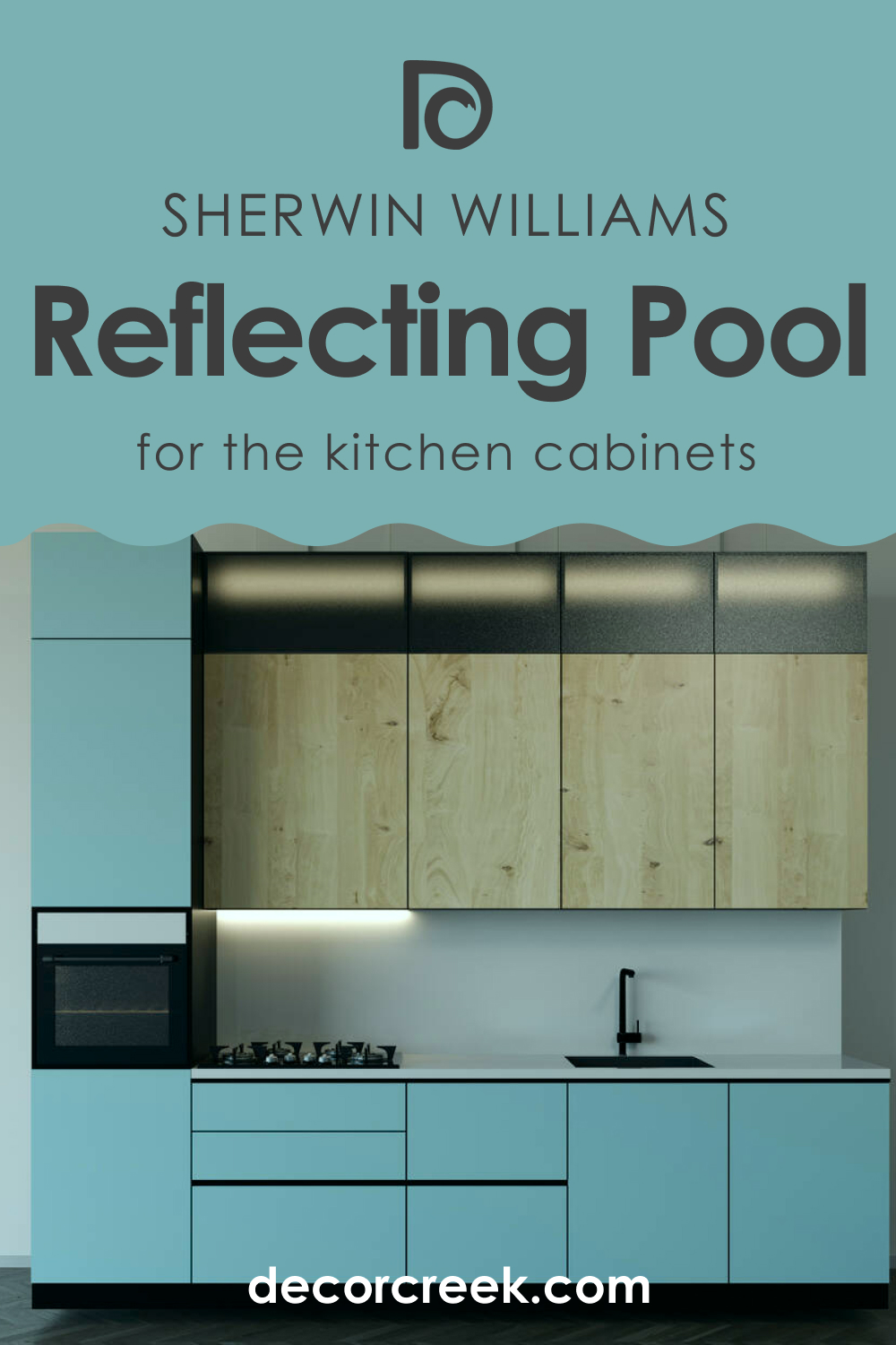 How to Use SW 6486 Reflecting Pool for the Kitchen Cabinets?