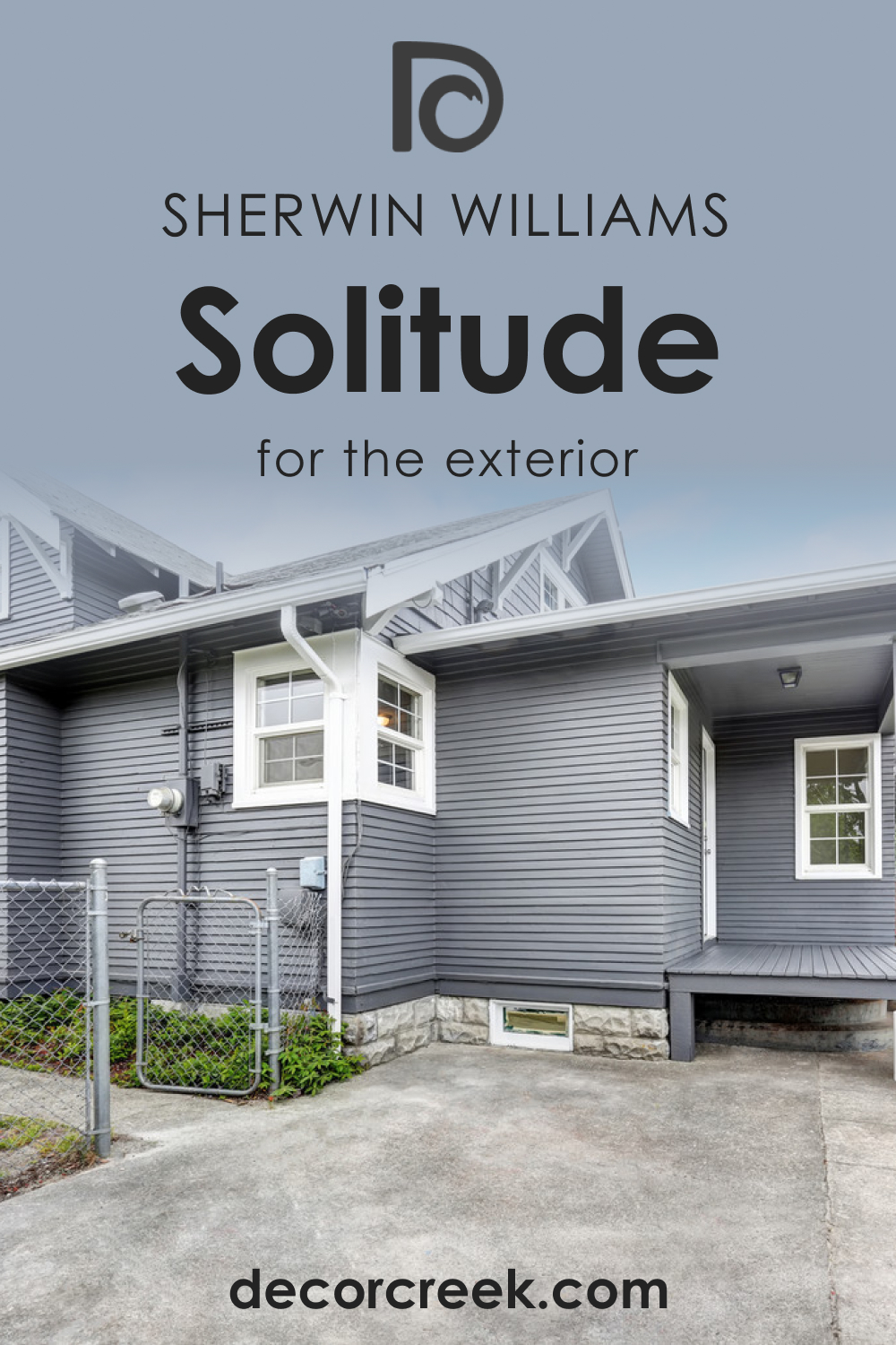 How to Use SW 6535 Solitude for an Exterior?