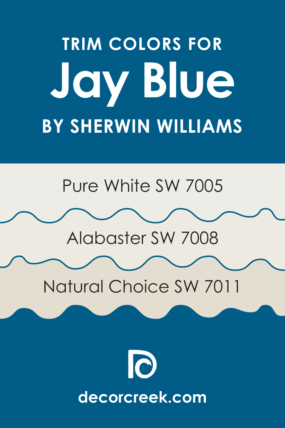 Trim Colors of SW 6797 Jay Blue