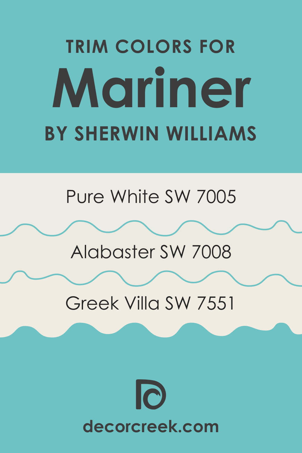 Trim Colors of SW 6766 Mariner