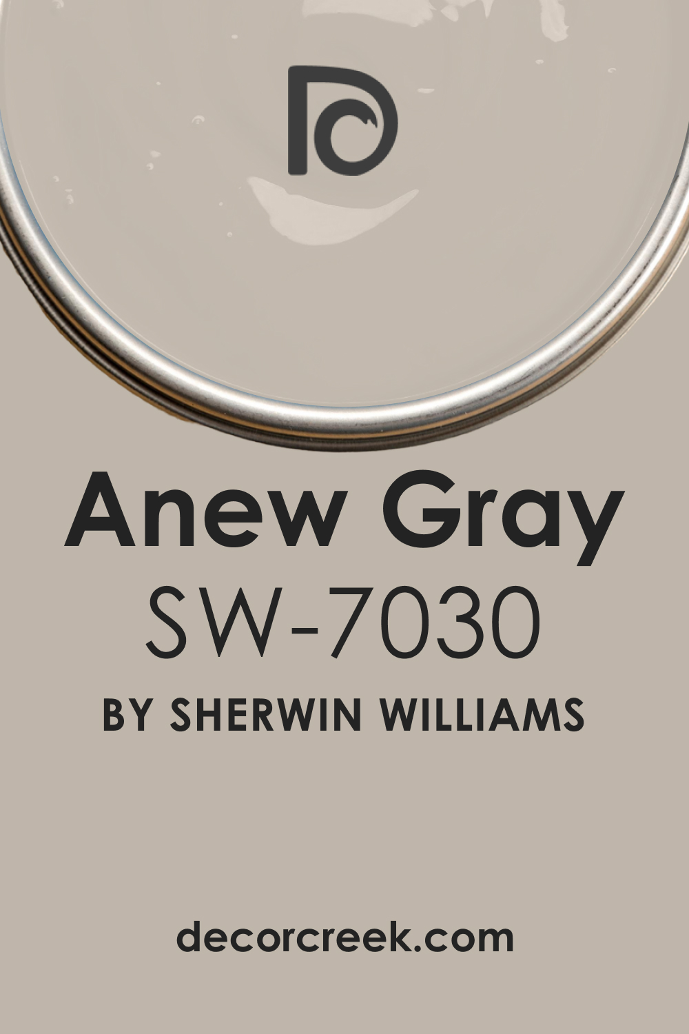Anew Gray SW 7030 Paint Color by Sherwin-Williams