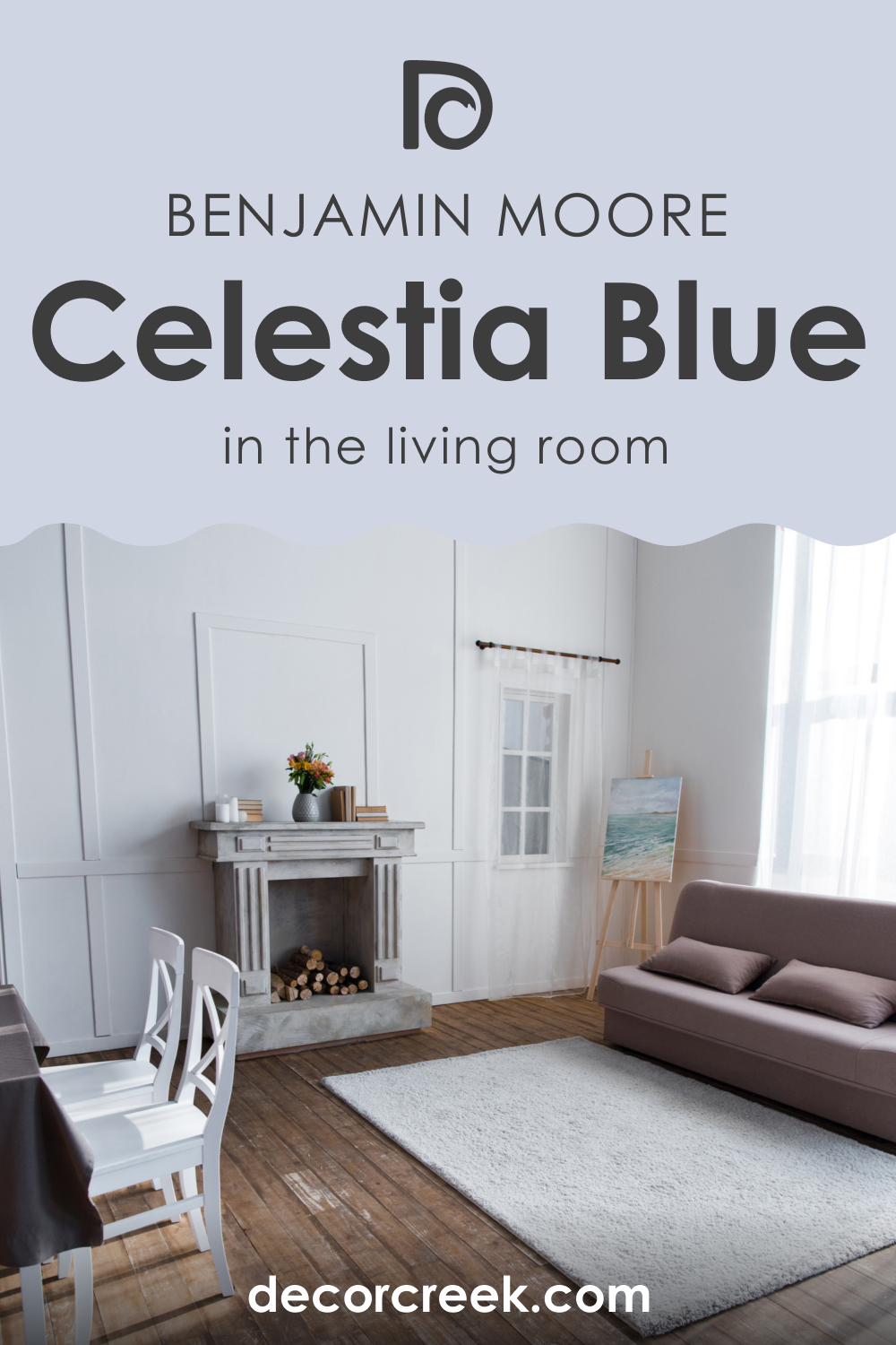 How to Use Celestia Blue 1429 in the Living Room