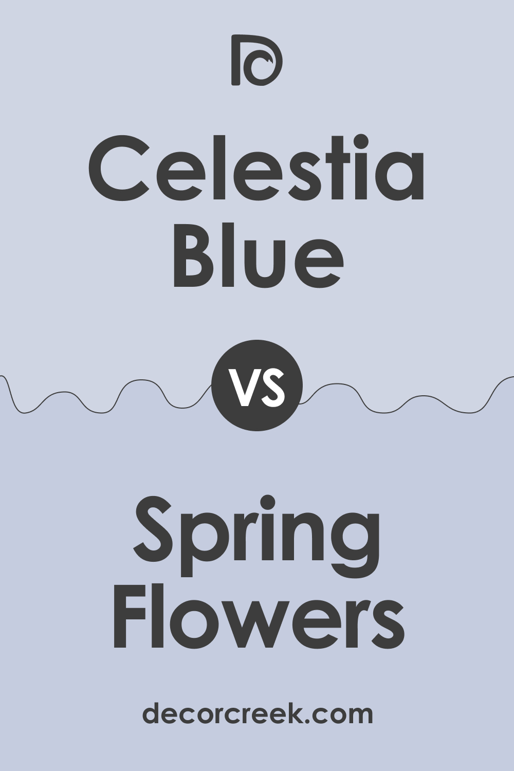 Celestia Blue 1429 vs. BM 1430 Spring Flowers