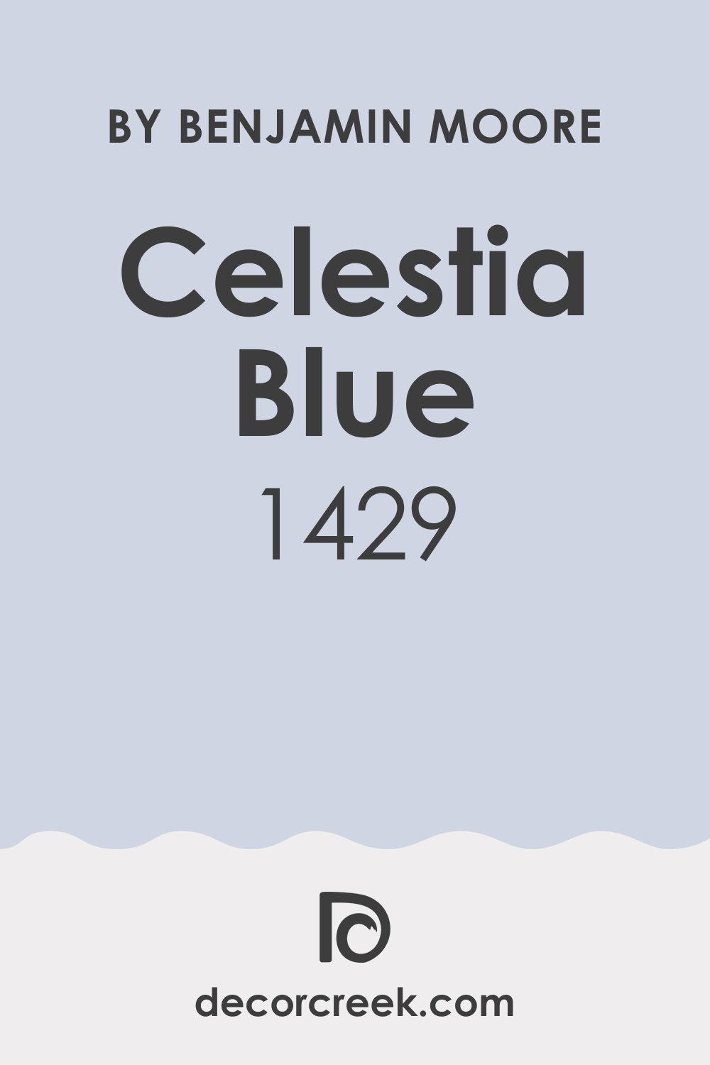 Celestia Blue 1429 Paint Color by Benjamin Moore