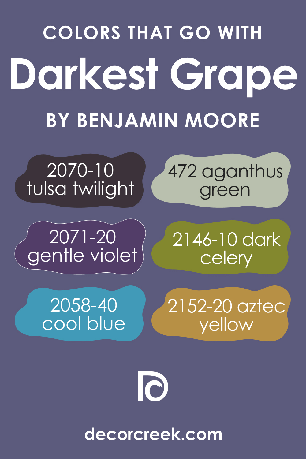 Colors That Go With Darkest Grape 2069-30