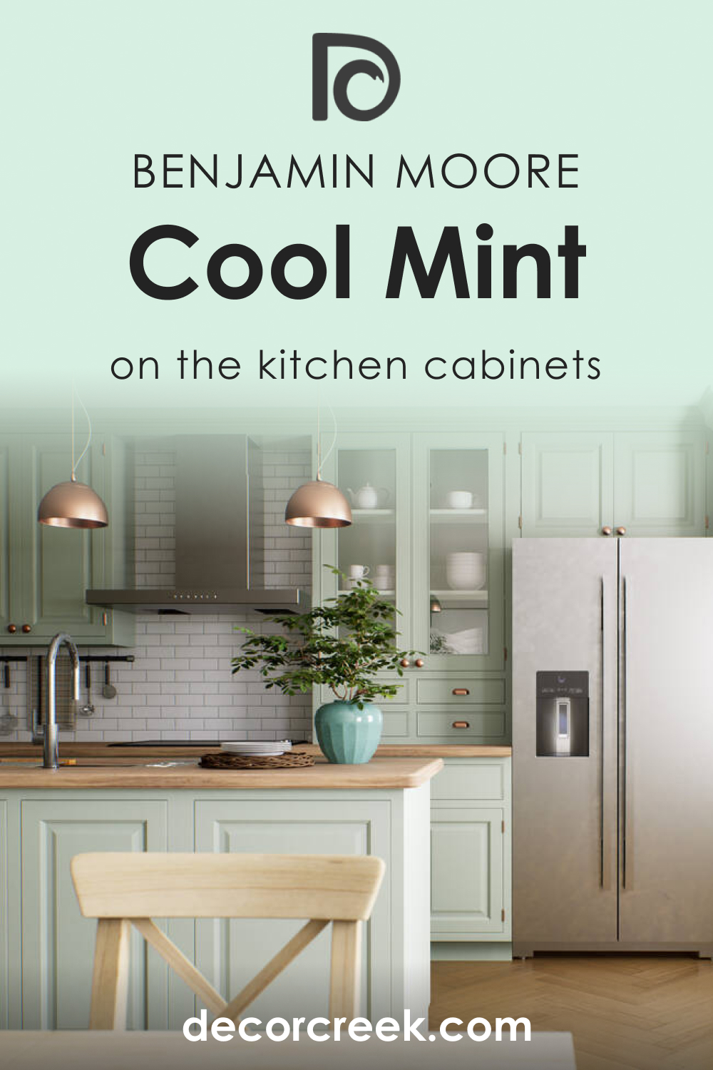 How to Use Cool Mint 582 on Kitchen Cabinets?