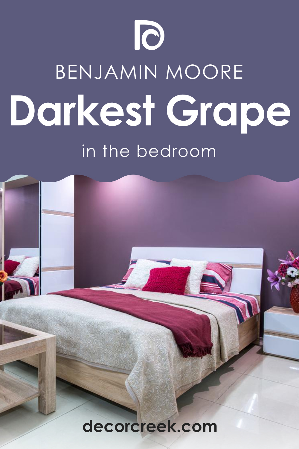How to Use Darkest Grape 2069-30 in the Bedroom?