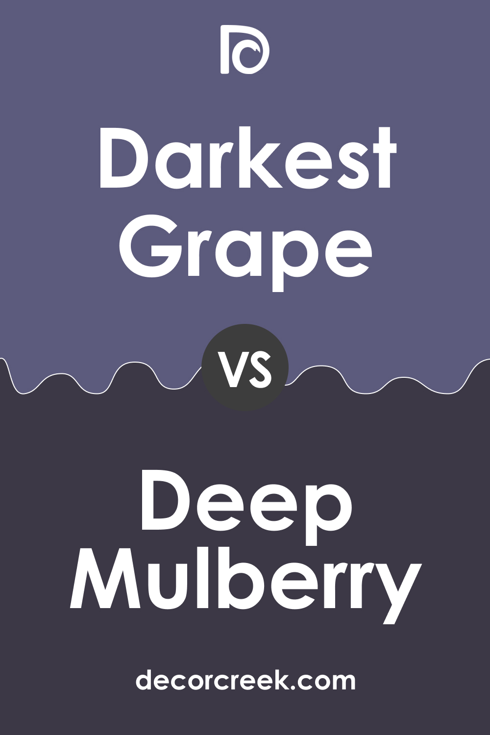 Darkest Grape 2069-30 vs. BM 2069-10 Deep Mulberry