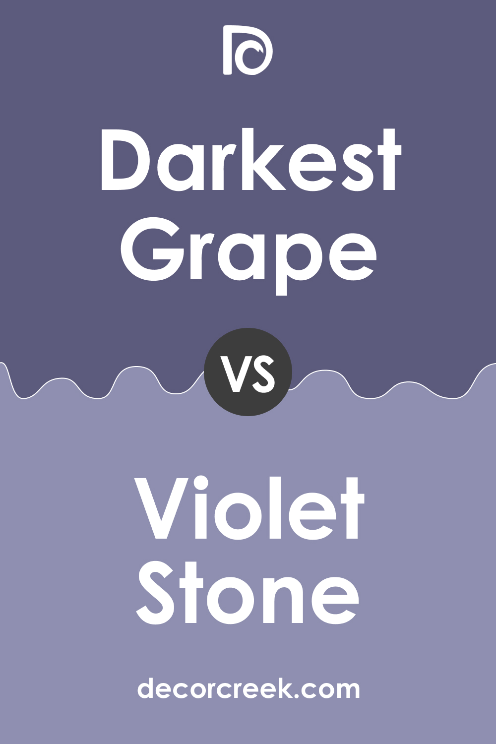 Darkest Grape 2069-30 vs. BM 2069-40 Violet Stone