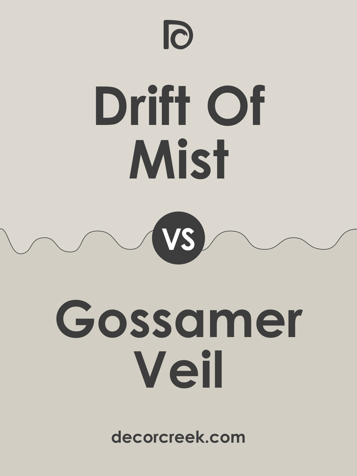 Drift of Mist SW 9166 vs Gossamer Veil SW 9165