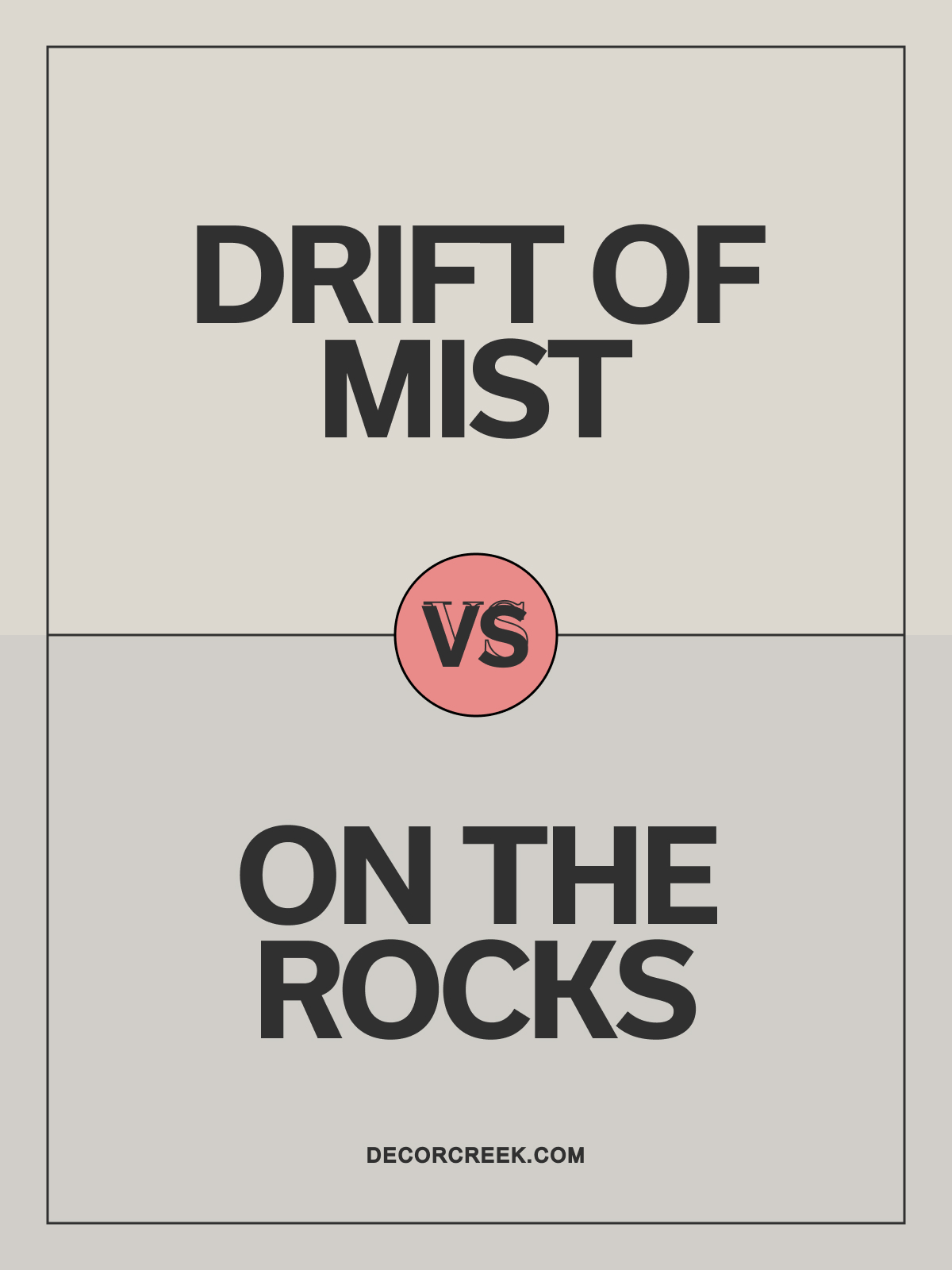 Drift of Mist SW 9166 vs On the Rocks SW 7671