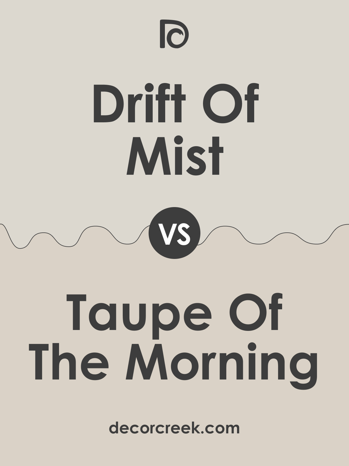 Drift of Mist SW 9166 vs Taupe of the Morning SW 9590