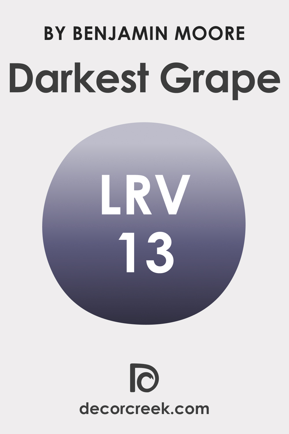 LRV of Darkest Grape 2069-30